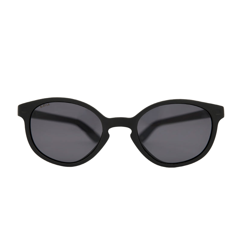 Front view of black toddler sunglasses